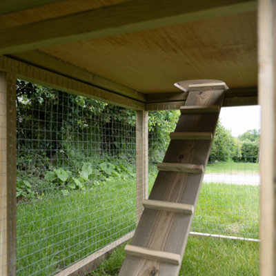 Wooden 2-Tier Rabbit Hutch - Pet House