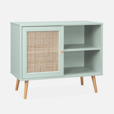 Green deals rattan cabinet