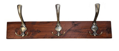 Dark wood deals coat rack