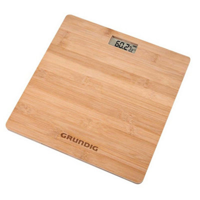 Wooden Bamboo Digital Body Bathroom Scale - 5