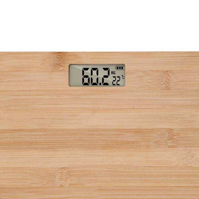 Wooden Bamboo Digital Body Bathroom Scale - 6