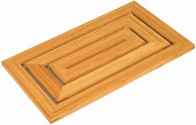Wooden Bamboo Duck Board Natural - 58 x 35cm Price Comparisons | Compare The Build