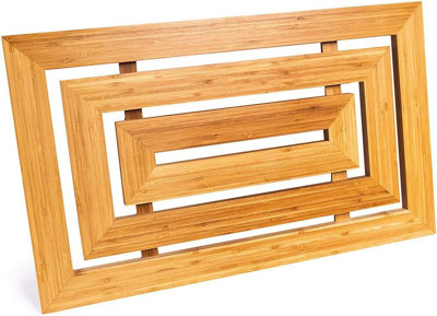Wooden Bamboo Duck Board Natural - 58 x 35cm - 8