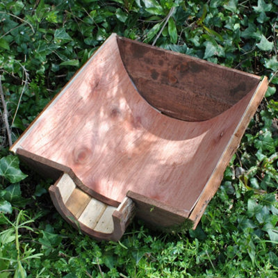Wooden Barkwood Hogitat Hedgehog House Shelter - 5