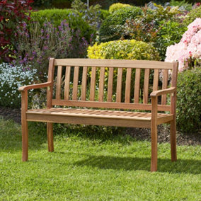 Wooden Bench Acacia Hardwood Pre-Treated Water Resistant Furniture