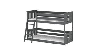 Wooden Bunk Bed Kevin in Graphie W1980mm x H1300mm x D980mm