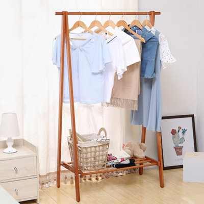 Wooden stand to hang clothes hotsell