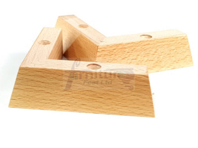 Wooden Corner Furniture Feet Natural 40mm High Replacement Sofa Legs Self Fixing Chairs Sofa Cabinets Beds PKC317 Price Comparisons | Compare The Build