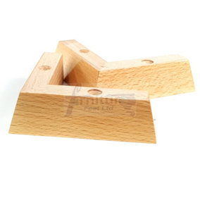 Wooden Corner Furniture Feet Natural 40mm High Replacement Sofa Legs Self Fixing Chairs Sofa Cabinets Beds PKC317