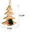 Wooden Craft Xmas Tree Shape - Tree Hanging Decoration - 12X9X1.5cm