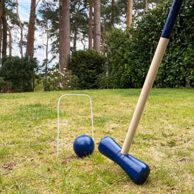 Wooden Croquet Game for 4 Players - 5