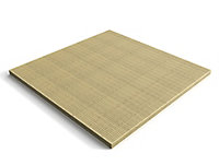 Wooden decking kit - complete self-assembly DIY kit (3.6m x 3.6m, light green (natural finish))