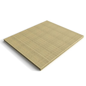 Wooden decking kit - complete self-assembly DIY kit (3m x 3.6m, light green (natural finish))