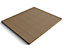 Wooden decking kit - complete self-assembly DIY kit (3m x 3.6m, rustic brown finish)