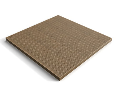 Wooden decking kit complete selfassembly DIY kit (3m x 3m, rustic brown finish) DIY at B&Q