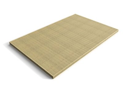 Wooden decking kit - complete self-assembly DIY kit (3m x 4.8m, light green (natural finish))