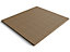 Wooden decking kit - complete self-assembly DIY kit (4.2m x 4.8m, rustic brown finish)
