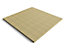 Wooden decking kit - complete self-assembly DIY kit (4.8m x 4.8m, light green (natural finish))