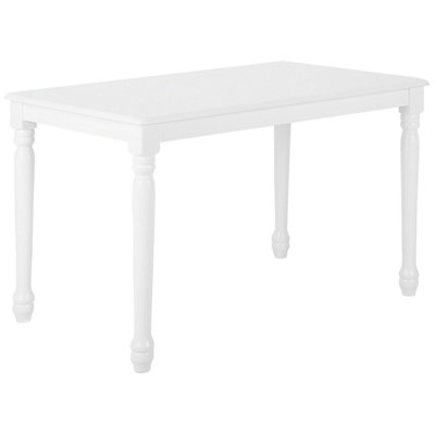 Wooden Dining Table 120 x 75 cm White CARY