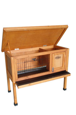 Wooden dwarf Rabbit /Guinea Pig Hutch / 3ft Shelter Small Animal House ...