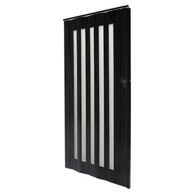 Wooden Effect PVC Folding Accordion Door Interior Sliding Doors Panel Divider 87cm W x 203cm H