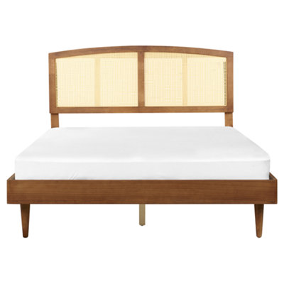 Wooden EU King Size Bed Light VARZY