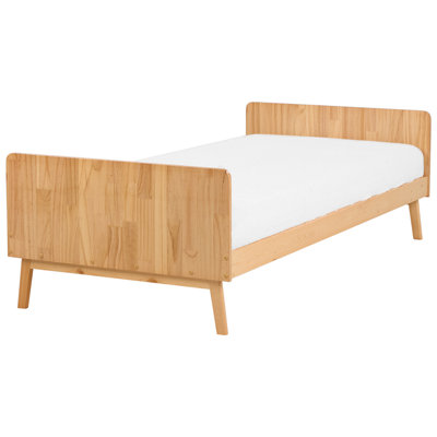 Wooden EU Single Size Bed Light BONNAC