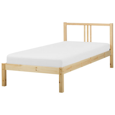 Wooden EU Single Size Bed Light VANNES