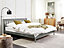 Wooden EU Super King Size Bed Grey MAYENNE