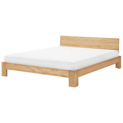 Wooden EU Super King Size Bed Light ROYAN