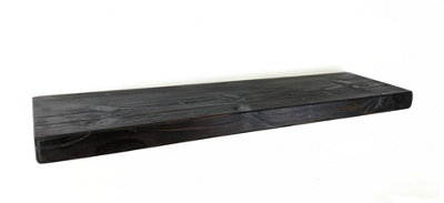 Wooden Floating Shelf 225mm Charcoal Length of 130cm