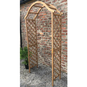 Wooden Garden Arch Pergola Plant Trellises Rose Archway