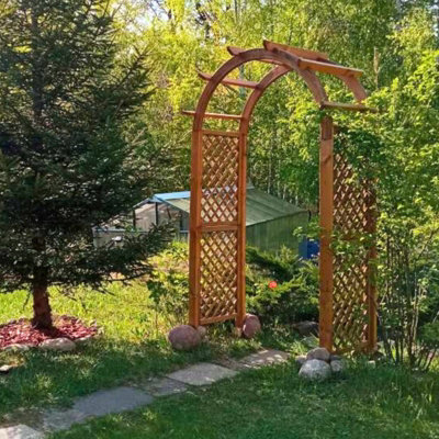 Wooden Garden Arch Rose Classic h247x92x137 cm