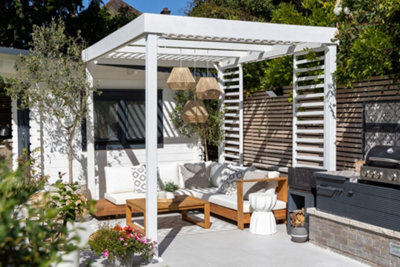 Wooden Garden Dining Pergola 10ft x 8ft