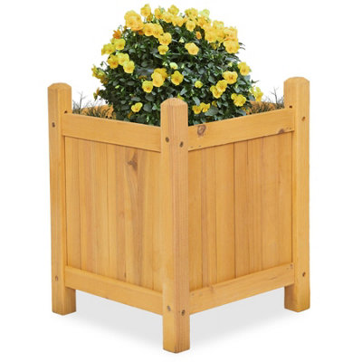 Wooden Garden Flower Planter - Small