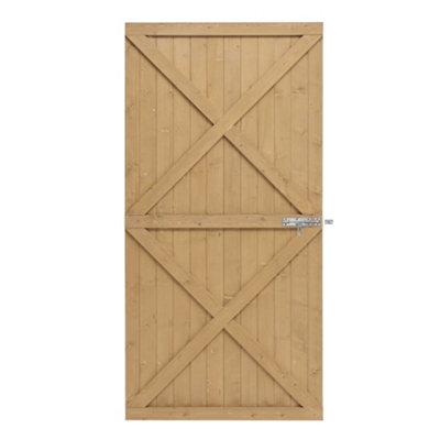 Wooden Garden Gate Side Gate with Latch H 183 cm x W 100 cm - 4