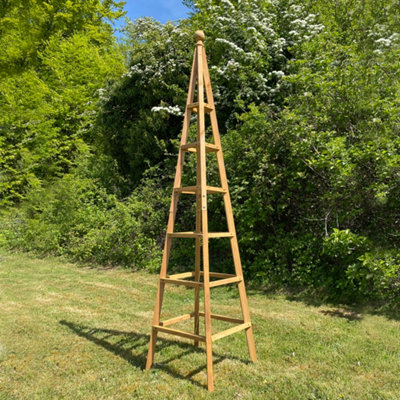 Wooden Garden Obelisk Ideal for Climbing Plants  (1.9m) - 3