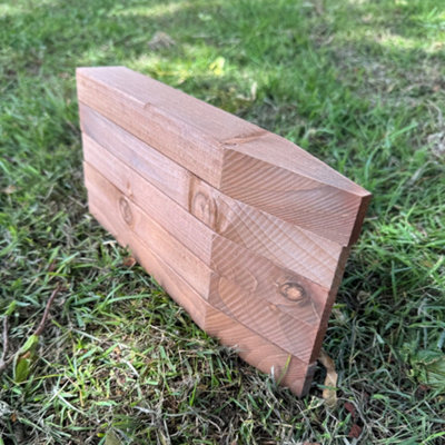 Wooden Garden Plant & Border Edging Support Fence Post Stakes (30cm ...