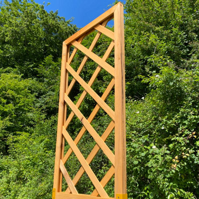Wooden Garden Planter with Trellis (Set of 2) - 6