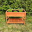 Wooden Garden Raised Herb Growing Planter with Two Liners
