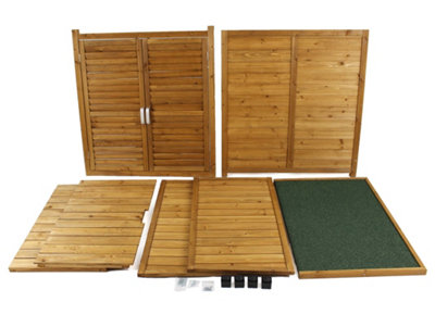 Wooden Garden Shed for Tool Storage - 8