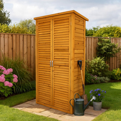 Wooden Garden Storage Shed - Tall