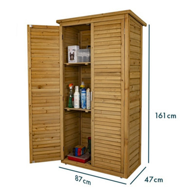 Wooden Garden Storage Shed - Tall - 6