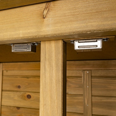 Wooden Garden Storage Shed - Tall - 4