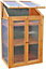 Wooden Greenhouse 3 Tier Mini Double Door Coldframe Indoor Outdoor For Growing Flowers, Plants, Growth House & Lockable lid