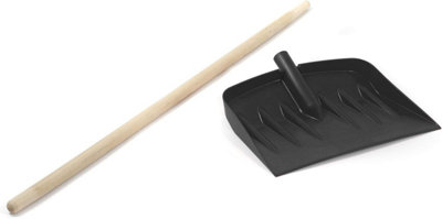 Wooden Handle Snow Shovel 120cm Scooper Spade