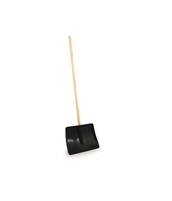 Wooden Handle Snow Shovel 120cm Scooper Spade - 3