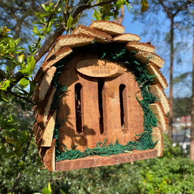 Wooden Hanging Butterfly House - 3