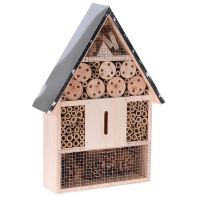 Wooden Insect Bug Hotel Habitat Eco-friendly Natural Garden Shelter ...