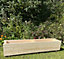 Wooden Large Garden Planter Trough  Flower Boxes Fully Assembled